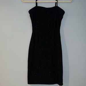 Black Sparkly mini dress